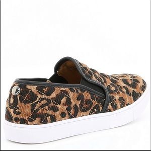 Steve Madden Leopard Quilted Sip-on Sneakers